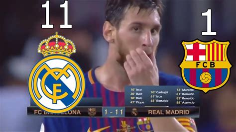 11 1 barcelona vs real madrid